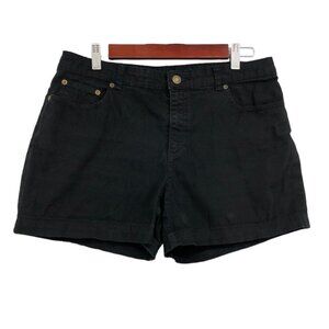 Charter Club black stretchy  shorts 5 pocket size 8